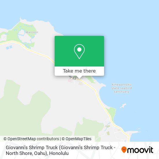 Mapa de Giovanni's Shrimp Truck (Giovanni's Shrimp Truck - North Shore, Oahu)