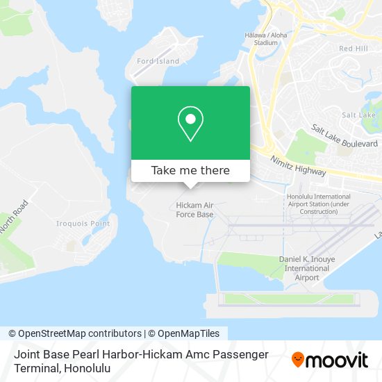 Joint Base Pearl Harbor-Hickam Amc Passenger Terminal map