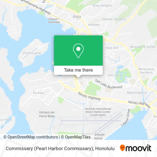 Commissary (Pearl Harbor Commissary) map