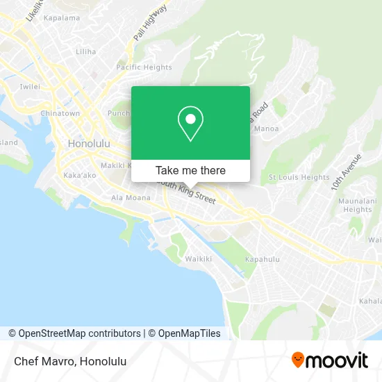 Chef Mavro map