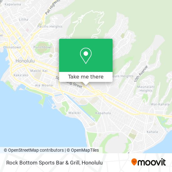 Mapa de Rock Bottom Sports Bar & Grill