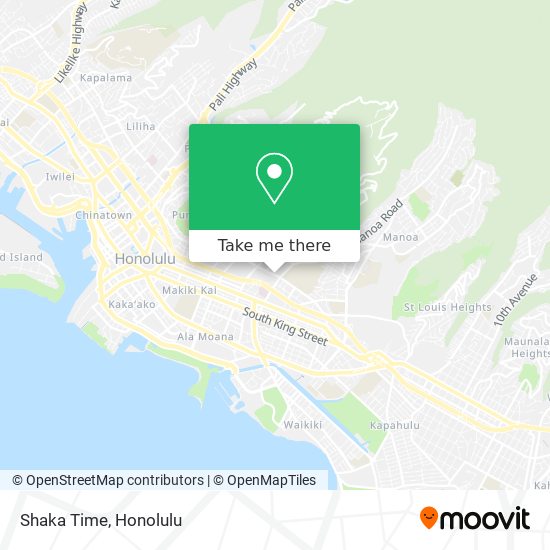 Mapa de Shaka Time