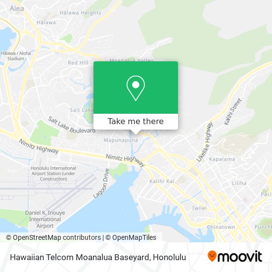 Hawaiian Telcom Moanalua Baseyard map