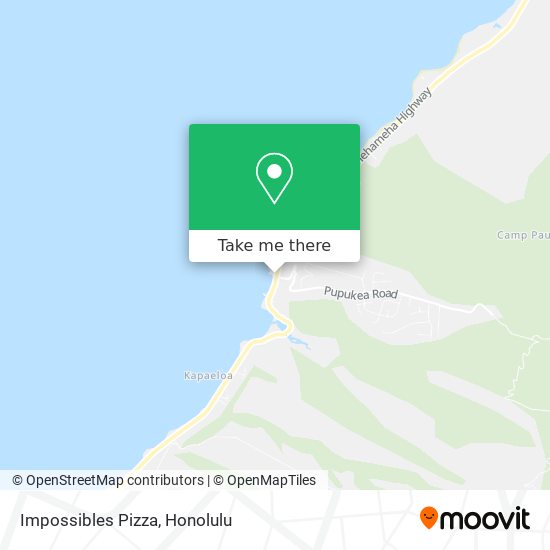 Impossibles Pizza map