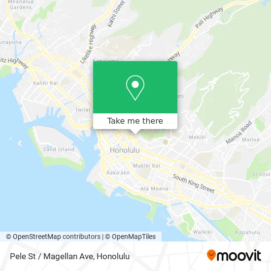 Pele St / Magellan Ave map