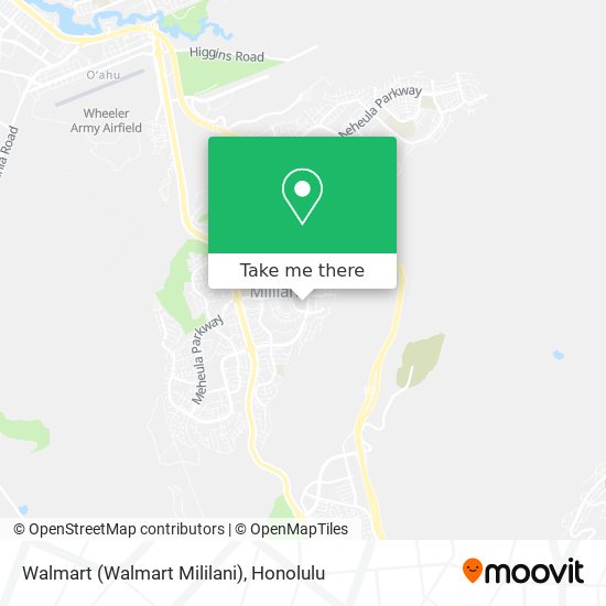 Mapa de Walmart (Walmart Mililani)