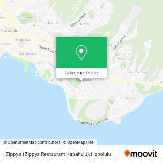 Mapa de Zippy's (Zippys Restaurant Kapahulu)