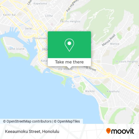 Mapa de Keeaumoku Street