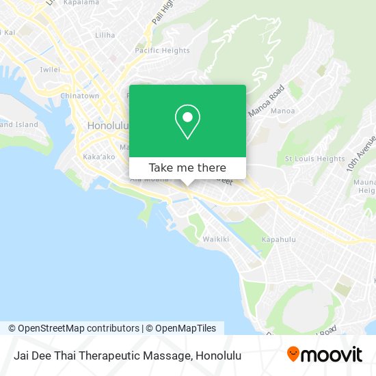 Jai Dee Thai Therapeutic Massage map