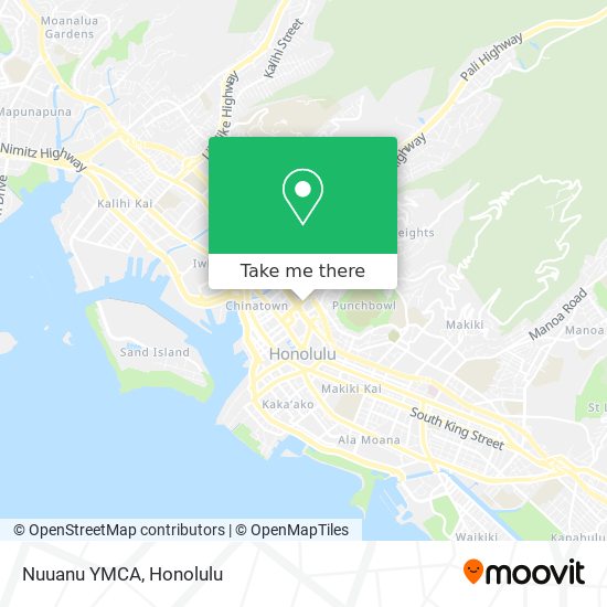 Nuuanu YMCA map