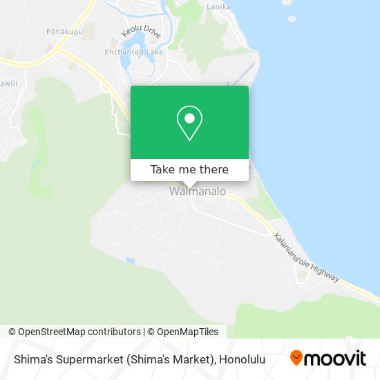 Mapa de Shima's Supermarket (Shima's Market)