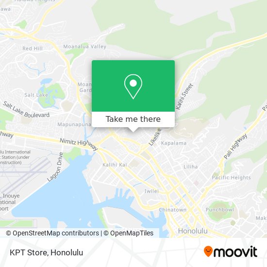 Mapa de KPT Store