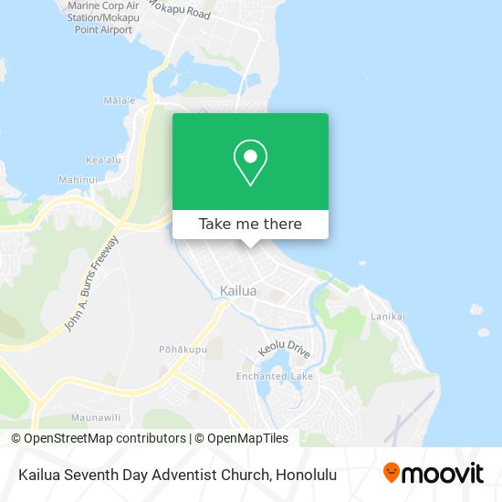 Kailua Seventh Day Adventist Church map