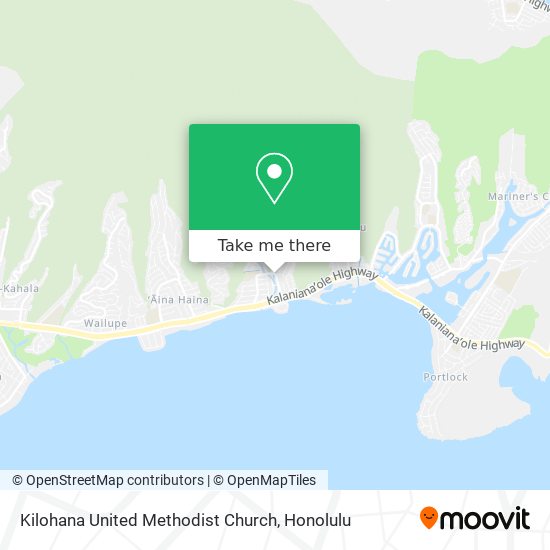 Kilohana United Methodist Church map