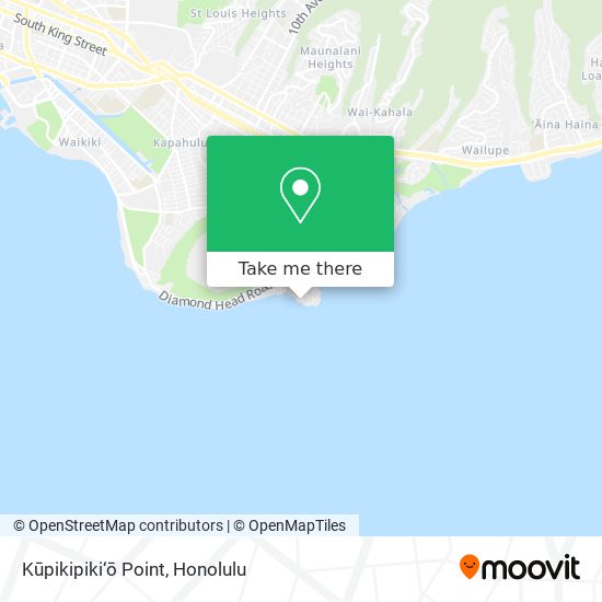Kūpikipiki‘ō Point map