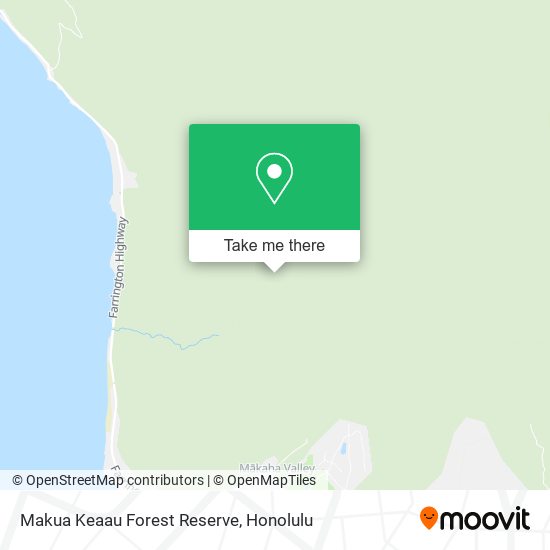 Makua Keaau Forest Reserve map