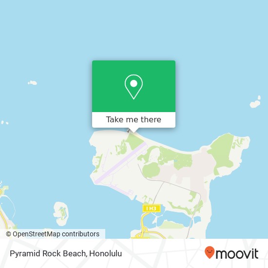 Mapa de Pyramid Rock Beach