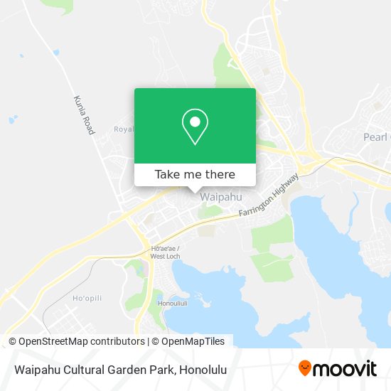 Waipahu Cultural Garden Park map