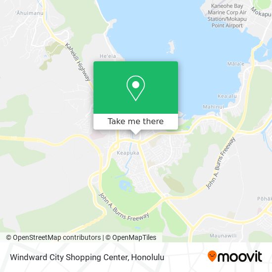 Windward City Shopping Center map