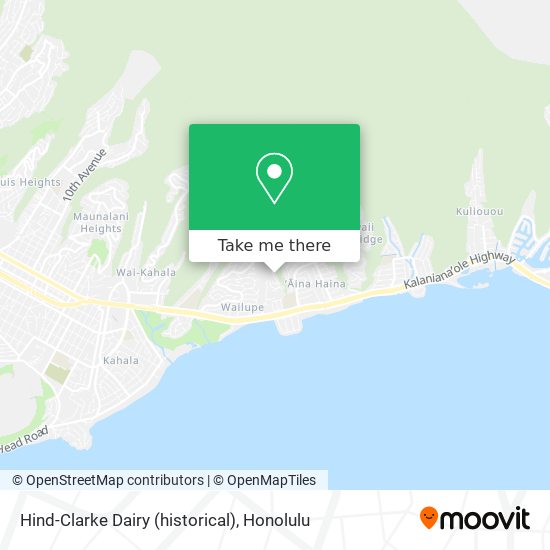 Hind-Clarke Dairy (historical) map