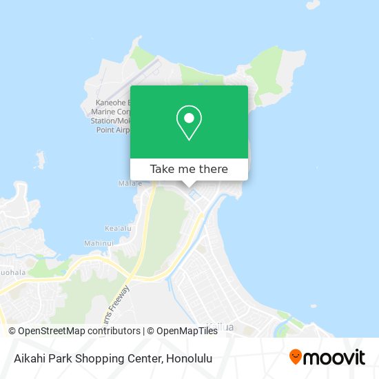 Mapa de Aikahi Park Shopping Center