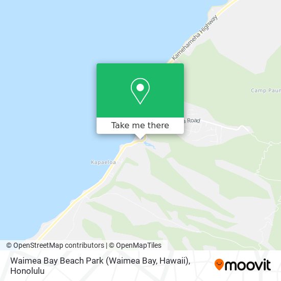 Waimea Bay Beach Park (Waimea Bay, Hawaii) map