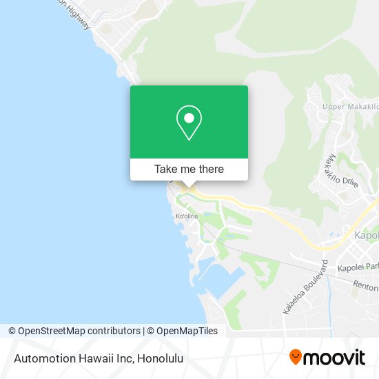 Automotion Hawaii Inc map