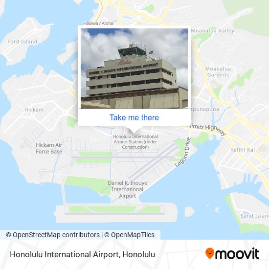 Mapa de Honolulu International Airport