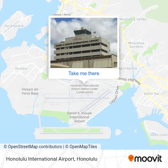 Honolulu International Airport map