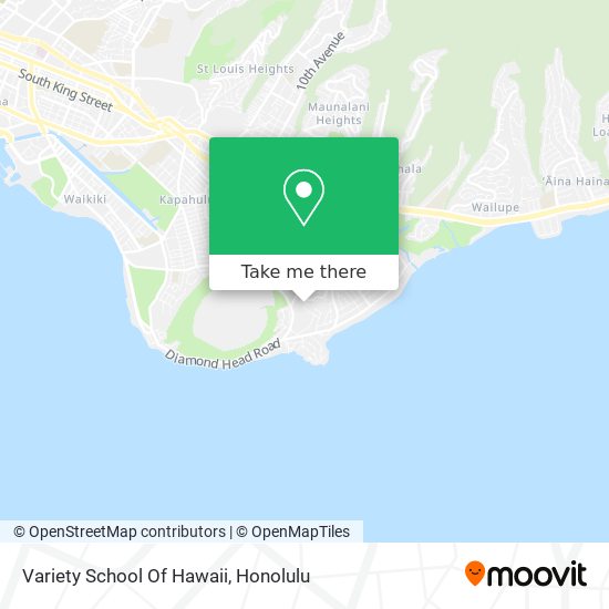 Mapa de Variety School Of Hawaii