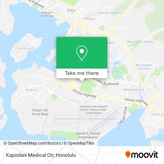 Kapiolani Medical Ctr map