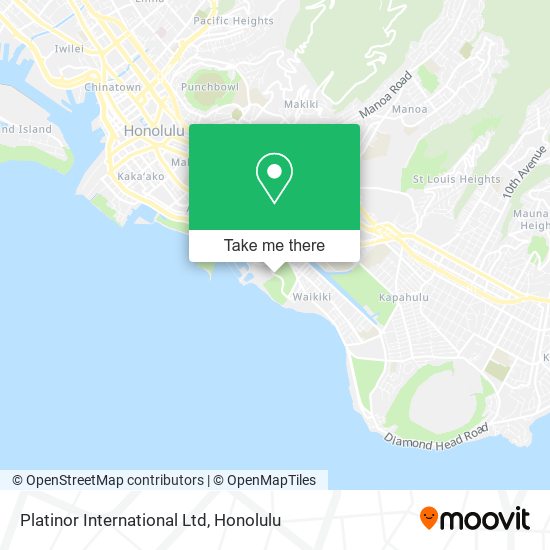 Mapa de Platinor International Ltd