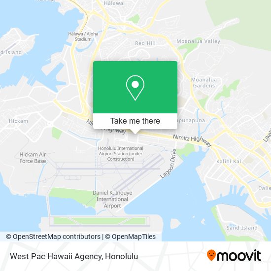 West Pac Hawaii Agency map