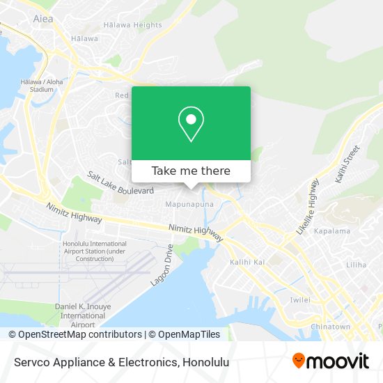 Mapa de Servco Appliance & Electronics