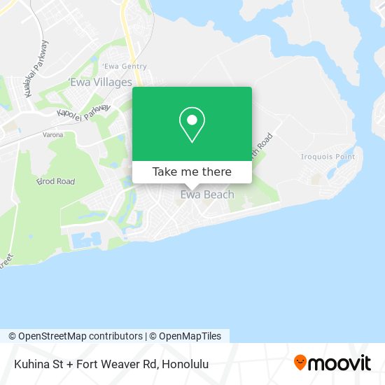 Mapa de Kuhina St + Fort Weaver Rd