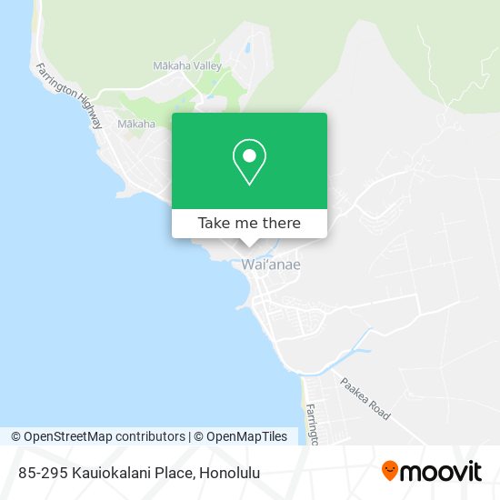 85-295 Kauiokalani Place map