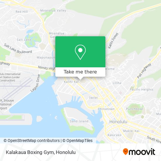 Mapa de Kalakaua Boxing Gym