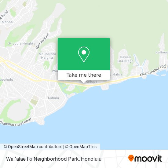 Waiʻalae Iki Neighborhood Park map
