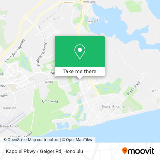 Mapa de Kapolei Pkwy / Geiger Rd