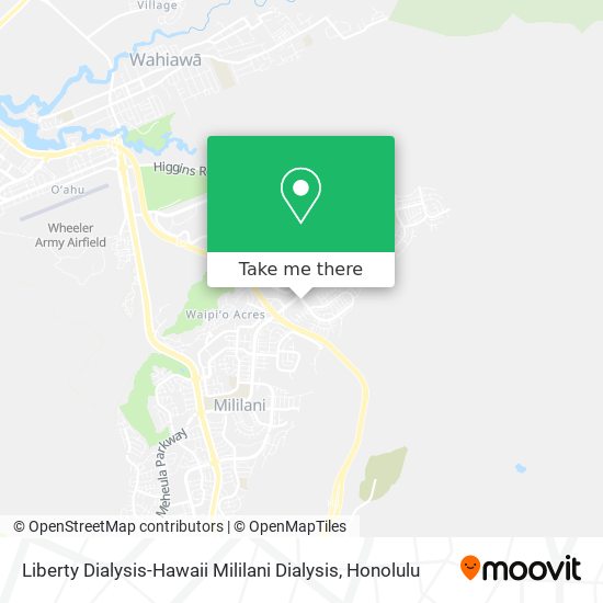 Liberty Dialysis-Hawaii Mililani Dialysis map