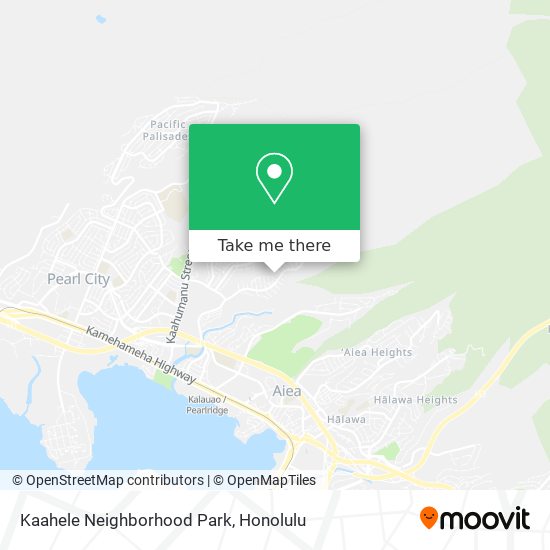 Kaahele Neighborhood Park map