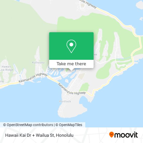 Hawaii Kai Dr + Wailua St map