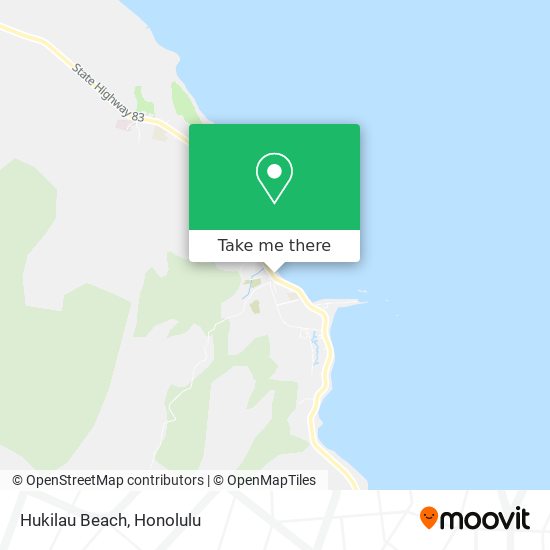 Hukilau Beach map