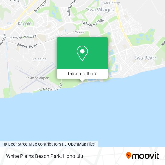 White Plains Beach Park map