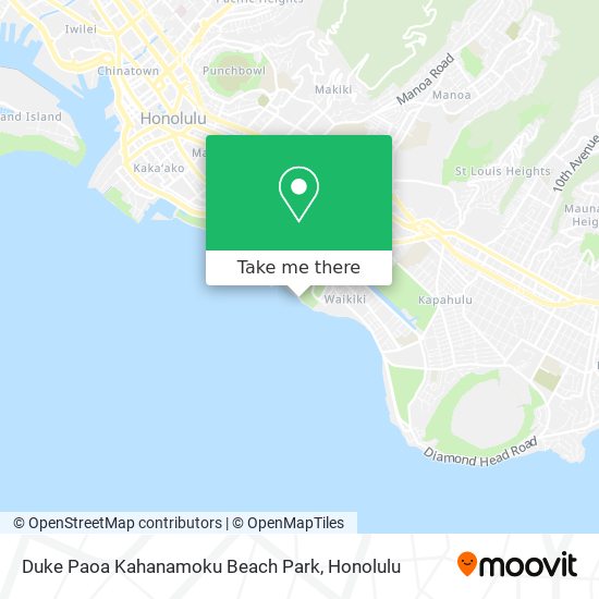 Mapa de Duke Paoa Kahanamoku Beach Park