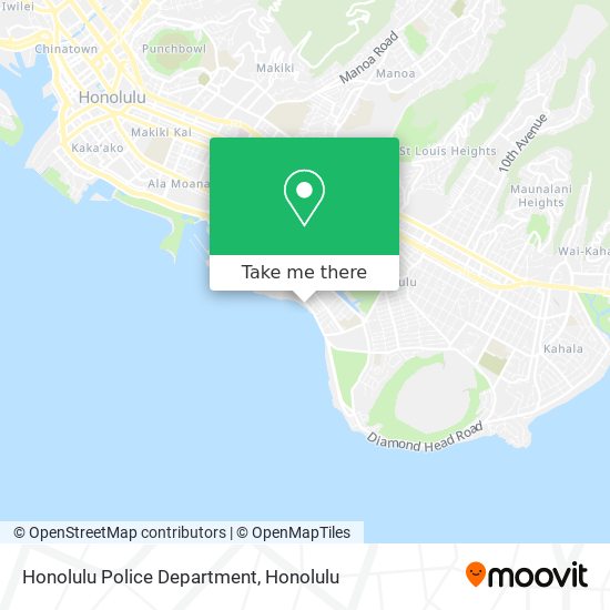 Mapa de Honolulu Police Department