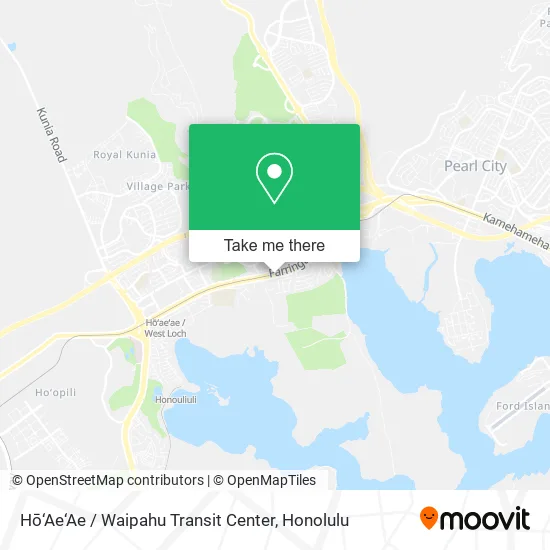 Mapa de Hō‘Ae‘Ae / Waipahu Transit Center