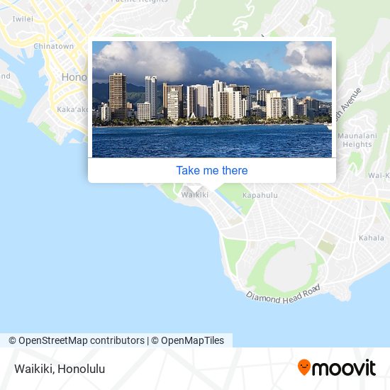 Mapa de Waikiki