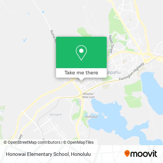 Mapa de Honowai Elementary School