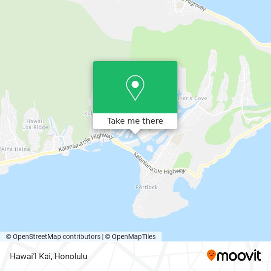 Mapa de Hawai’I Kai
